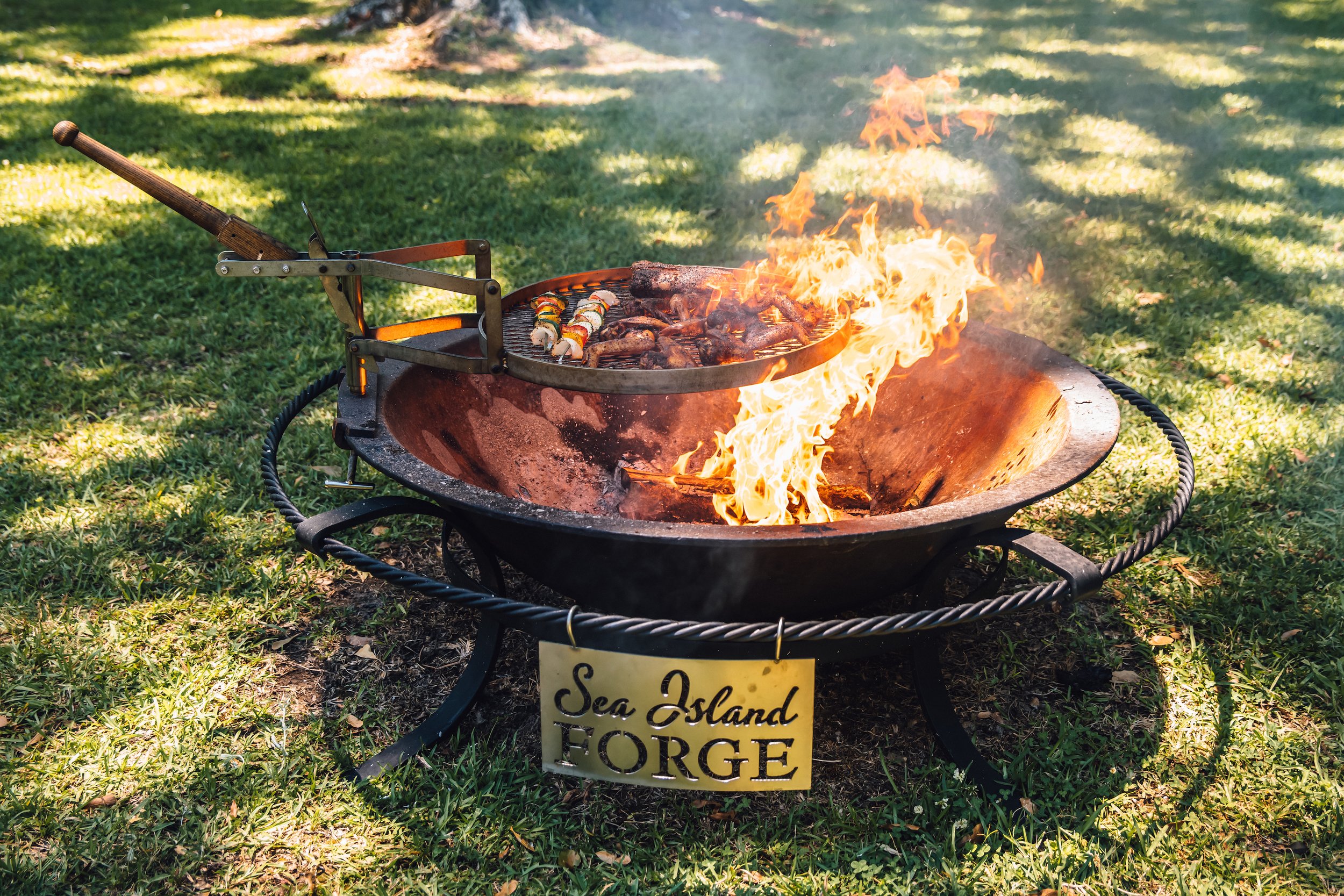 Jay Ducote | Sea Island Forge | Open Fire Cooking | Live Fire Cooking